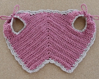 1885 Baby Bib PDF Crochet Pattern (a vintage reproduction)