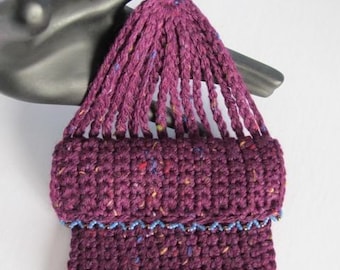 One Sided Miser's Purse PDF Crochet Pattern (A Vintage Reproduction)