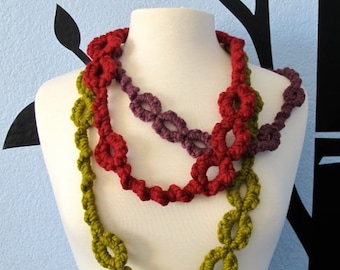 Oversized Tatted Necklace - PDF Tatting Pattern