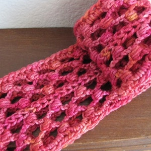 Ladder Lace Infinity Scarf PDF Crochet Pattern image 2