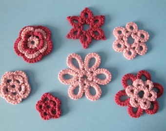 Oversized Tatted Wall Flowers - PDF Tatting Pattern