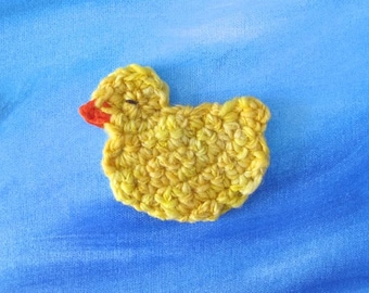 Apliques Ducky - Pato de Ganchillo - Patrón de Ganchillo PDF