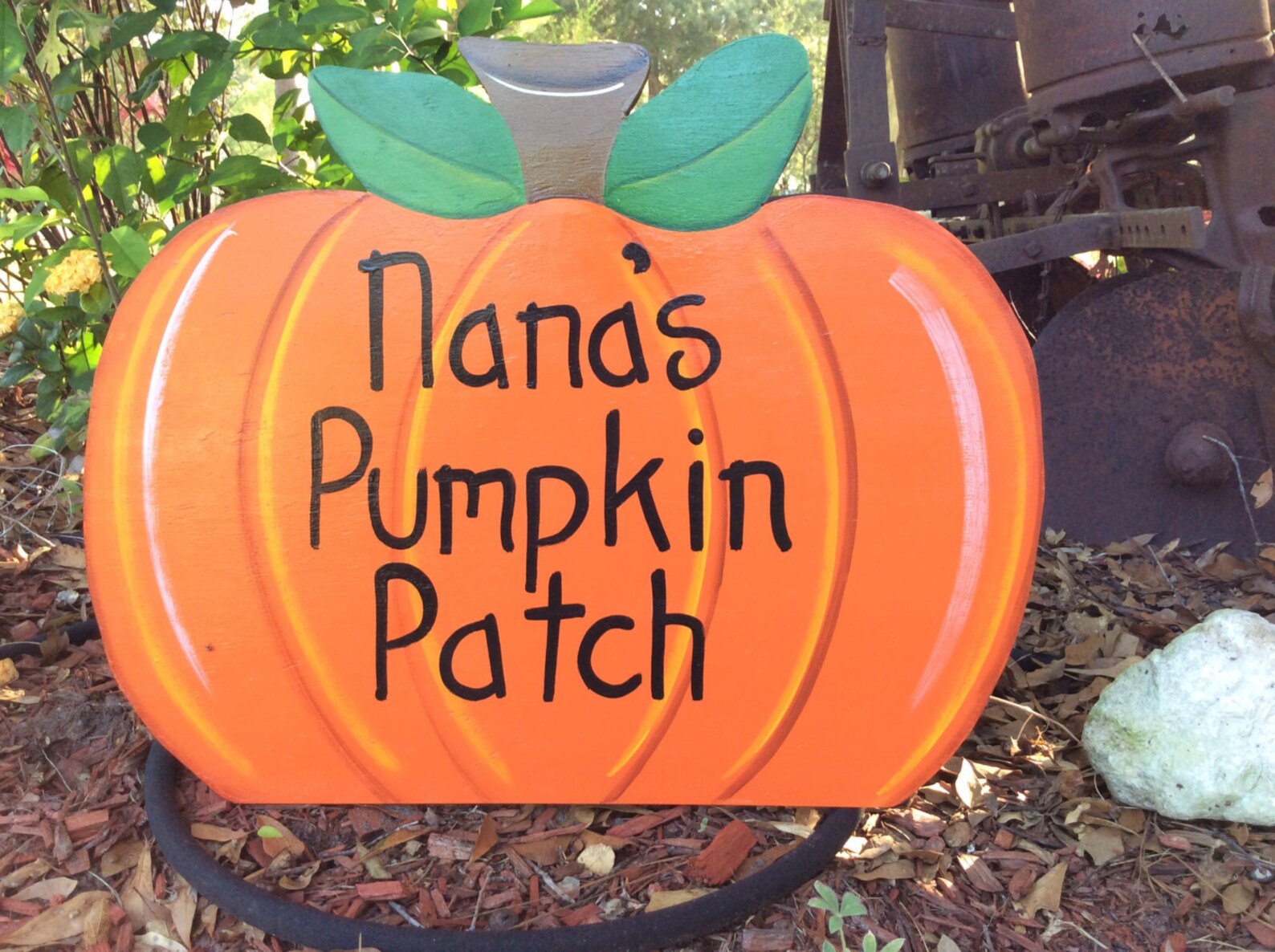 Pumpkin yard art fall yard art wood yard art pumpkins Etsy