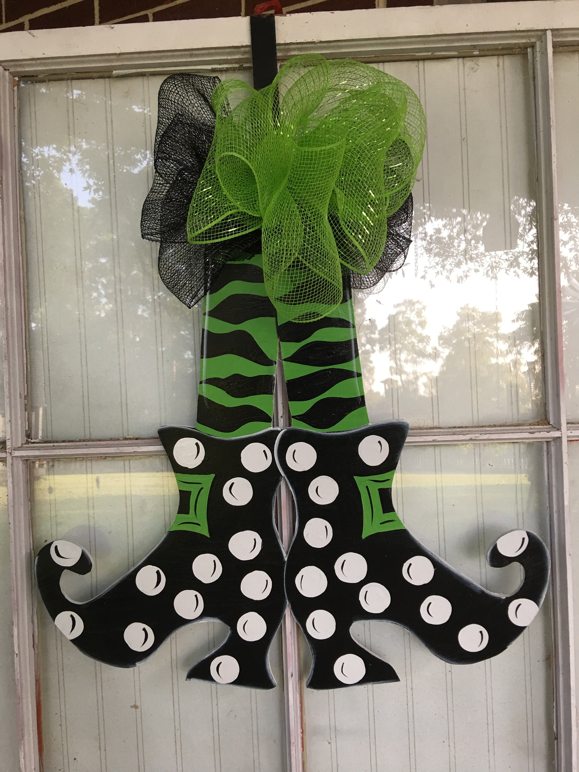 Halloween door hanger front door decor fall door hanger Etsy