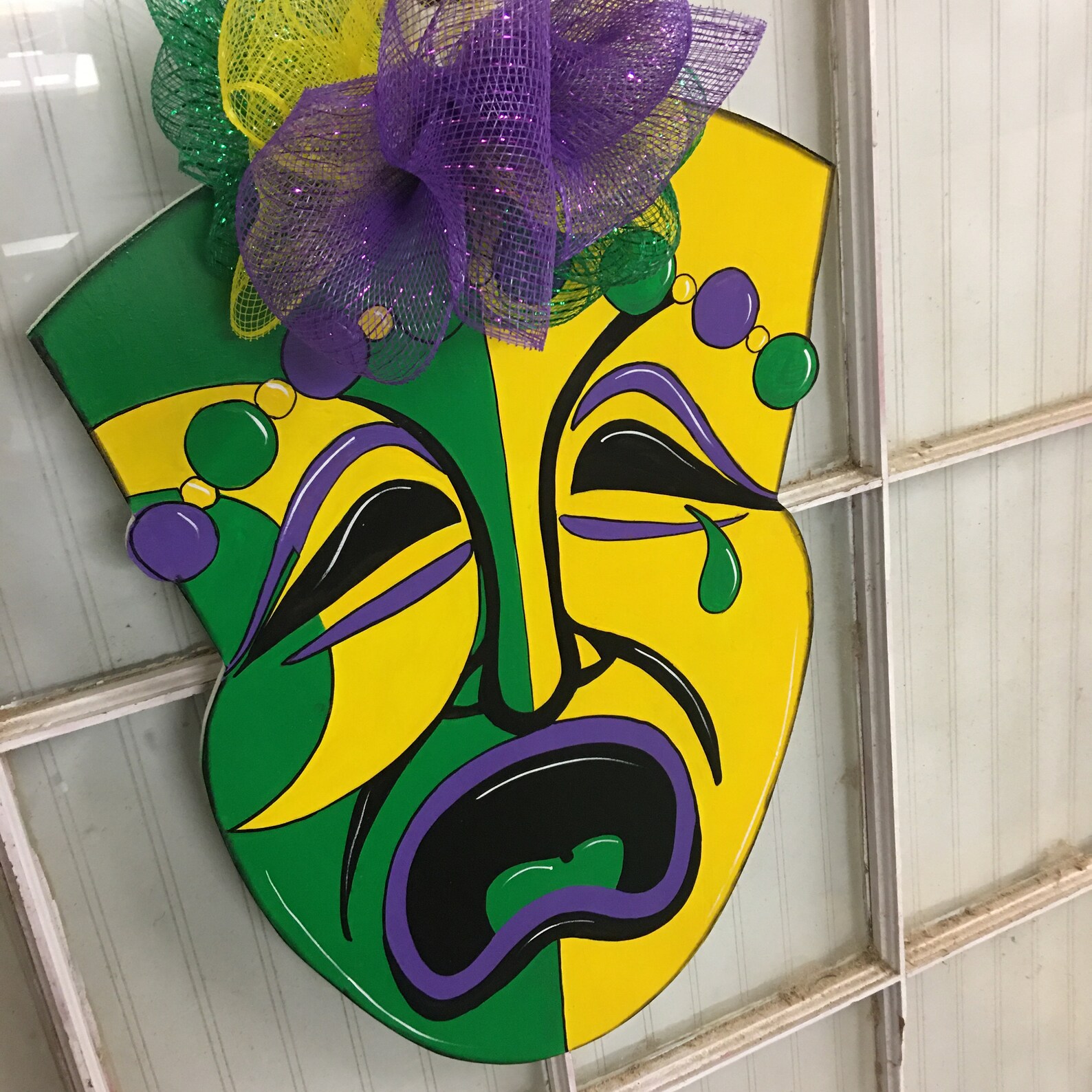 Mardi Gras Door Decorations Front Door Decor Mardi Gras Door Etsy