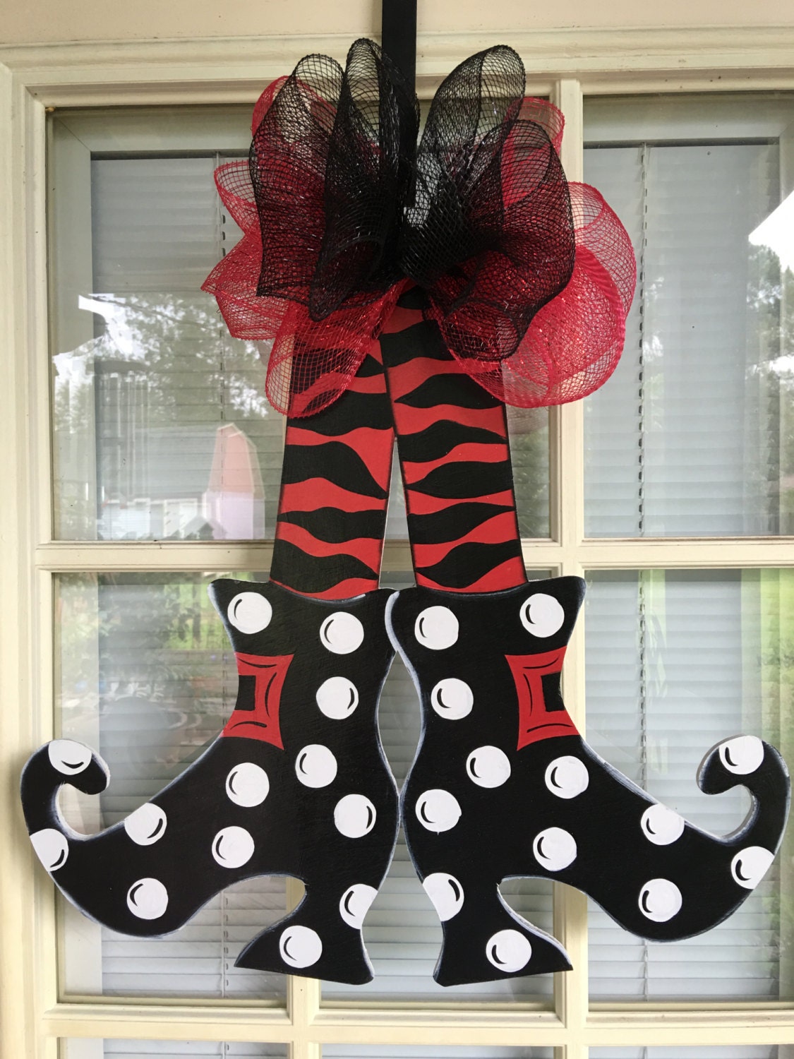 Halloween door hanger front door decor fall door hanger Etsy