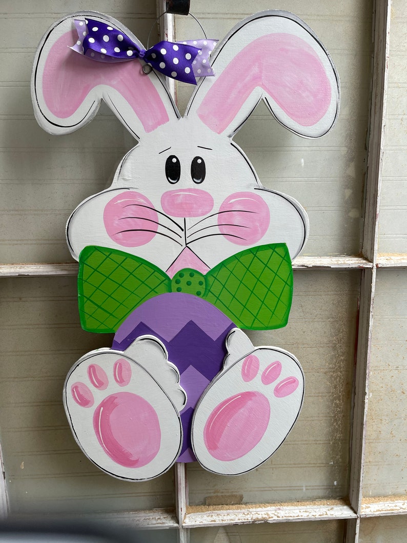 Front Door Decor Easter Door Decorations Easter Wreath Etsy