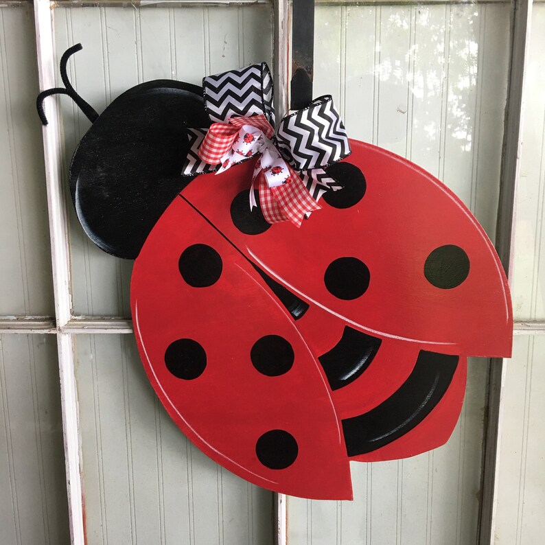 Front Door Decor Spring Wreath Spring Door Hanger Wood Door Etsy