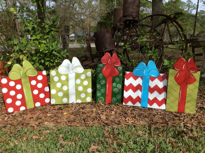 Christmas Yard Art Christmas Decoration Yard Art Seasonal Etsy