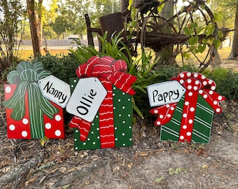 Christmas yard art, Christmas yard decor,  Christmas decorations, wooden Christmas decorations