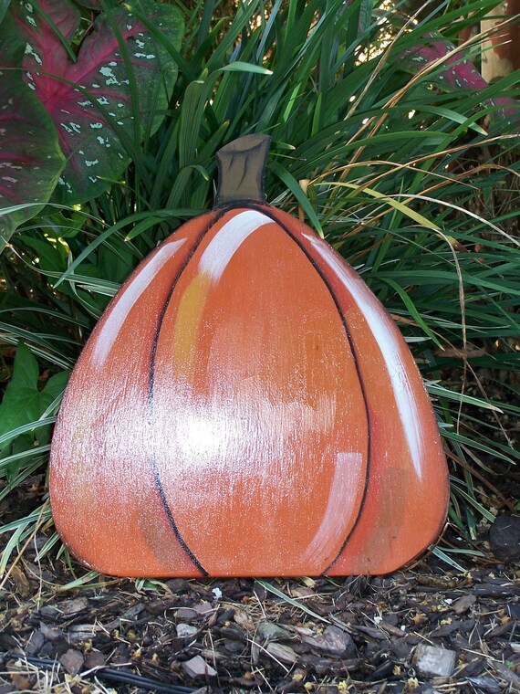 Fall Yard art pumpkin yard art wood yard art yard decor Etsy