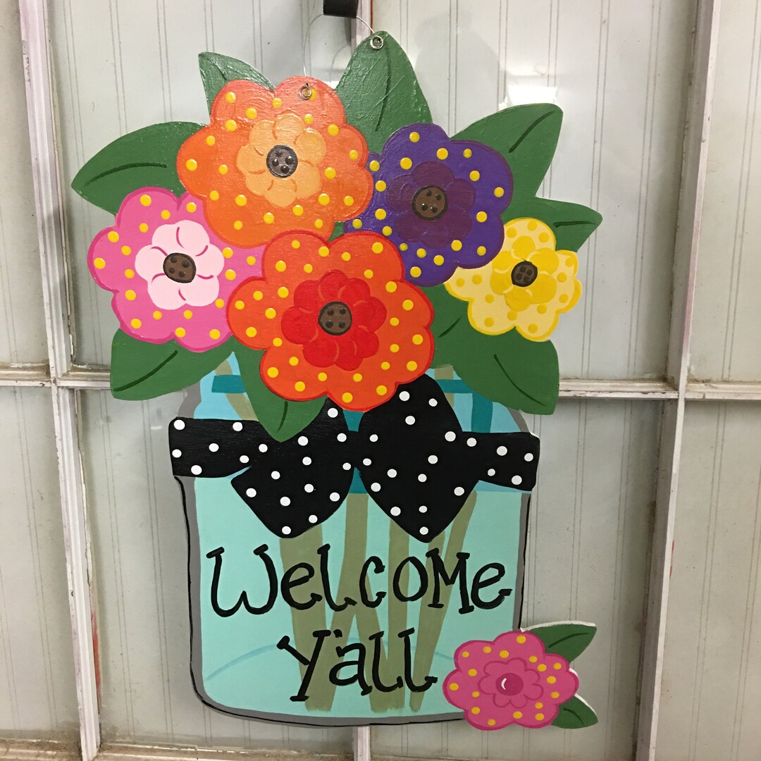 Front Door Decor, Spring Door Hanger, Summer Door Hanger, Spring Wreath