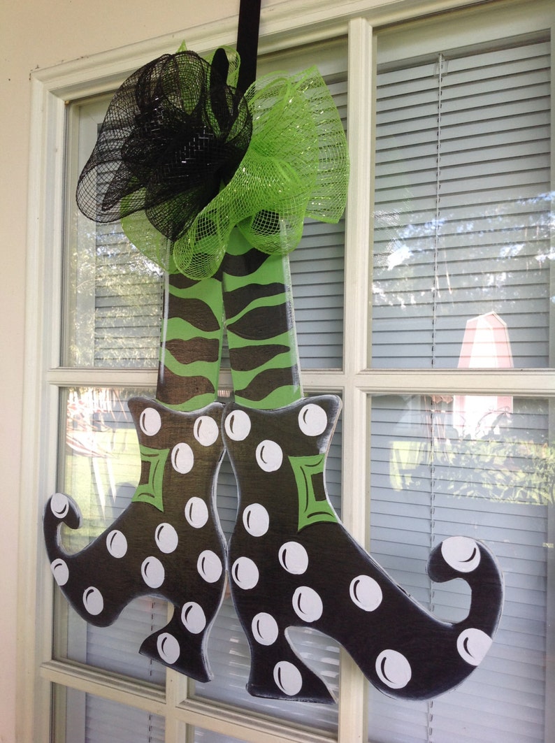 Halloween door hanger front door decor fall door hanger Etsy