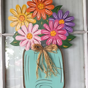 Front door decor, spring door hangers, summer decor, spring decorations, flower wreath, door wreath