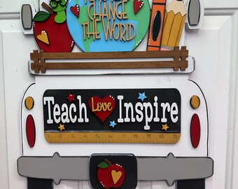 Back to School Truck Door Hanger: Welcome Students Sign