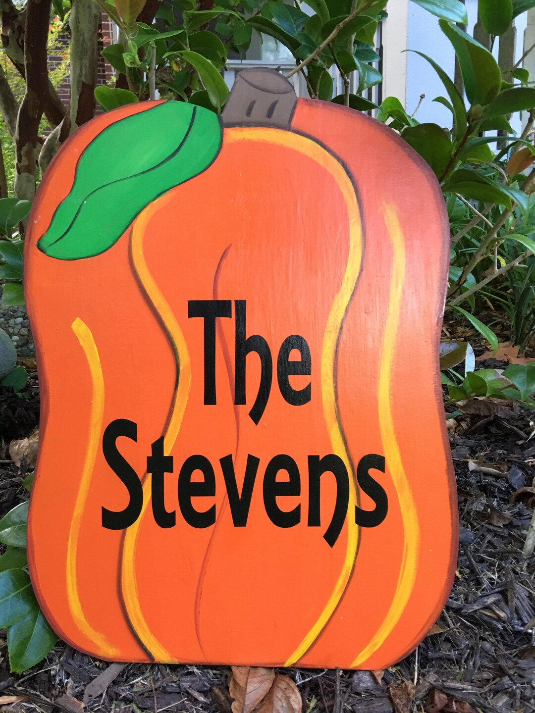 Fall Yard Art Fall Decorations Pumpkin Yard Art Wood Yard Etsy