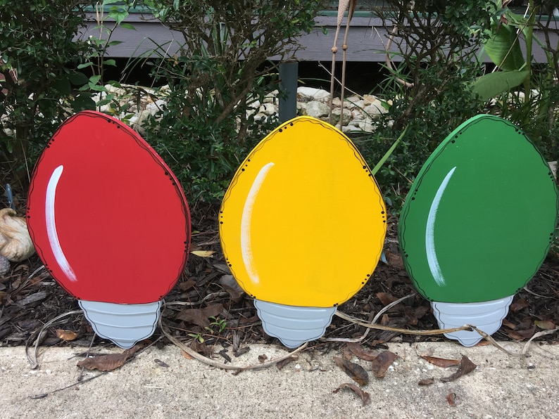 Christmas yard art yard decorations Christmas yard | Etsy