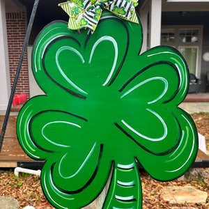 St Patrick door hanger, Front door decor, St. Patrick's Day Shamrock decorations, Door hanger, front door decor, shamrock door hanger