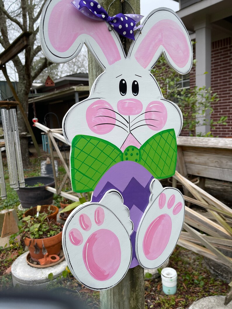 Front Door Decor Easter Door Decorations Easter Wreath Etsy