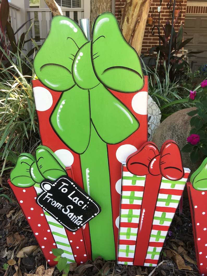 Christmas Yard Art Christmas Decorations Yard Decor Etsy