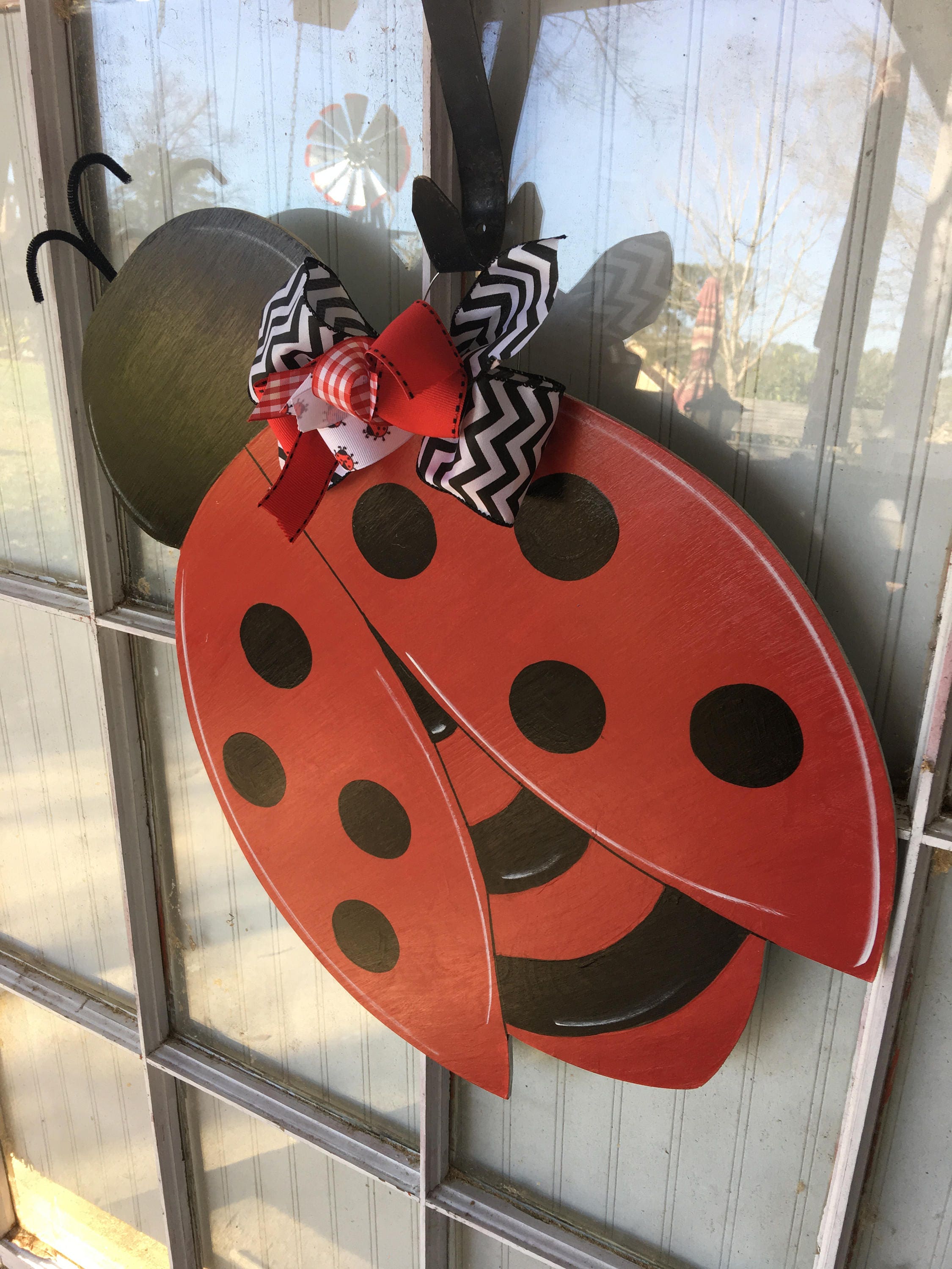 Front door decor spring wreath spring door hanger wood door Etsy