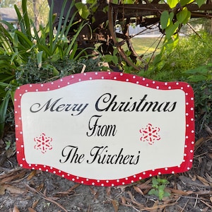 Christmas yard art, yard art sign, Christmas sign for your yard