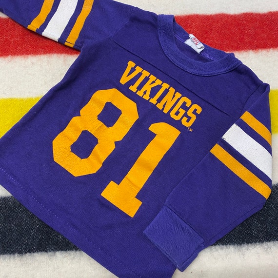 Sz 2T Vintage 1980s Minnesota Vikings NFL Footbal… - image 3