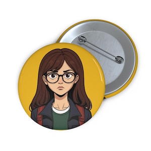 Daria Button Pin
