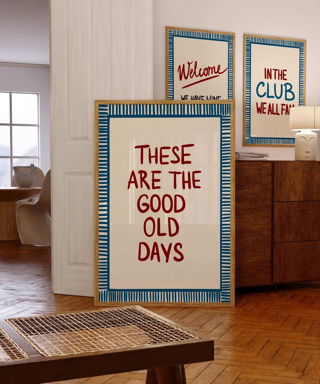 These Are the Good Old Days Retro Wall Art Vintage Aesthetic DIGITAL ...