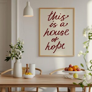 Minimalist Christian Quote Wall Art Christian Living Room Sign Poster Trendy Bible Art Hand Drawn Wall Art Aesthetic Digital Download image 2