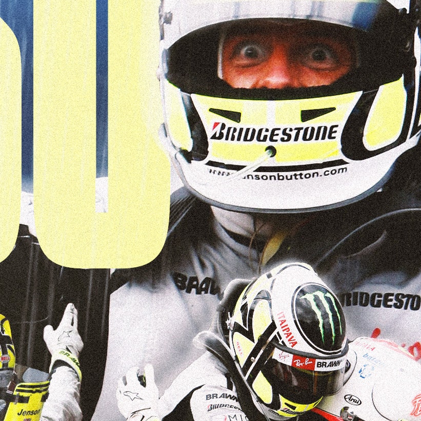 Brawn, Jenson Button Poster, F1 Racing Poster, Mercedes, F1 Fan Gift ...