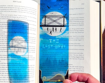 The Lost Boys Stained Glass Bookmarks, (Transparent Bookmark, Fantasy Book Reader Gift)
