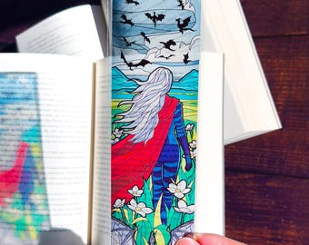 We Are The Thirteen TOG Stained Glass Bookmark, Throne of Glass (Transparent Bookmark, Fantasy Book Reader Gift)