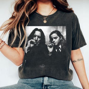 Harry Smooking Comfort Farben Shirt, Zauberer Wasch Shirt, Halbblutprinz Tee, Mugg1e Harry Meme Shirt, Zauberer Kern T-Shirt, Geschenk für Fa