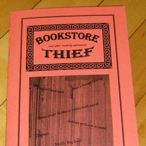 Bookstore Thief ZINE image 1