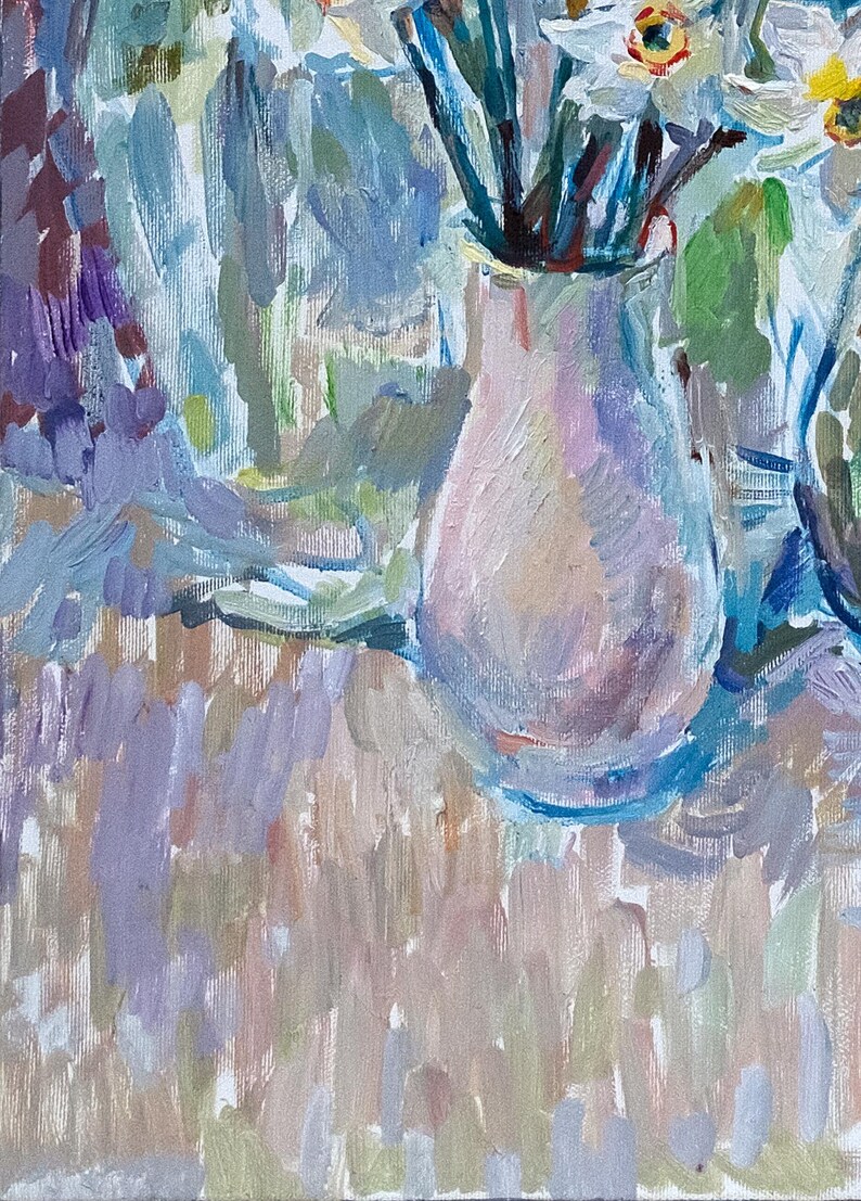 Original Oil Painting spring Tenderness Etsy