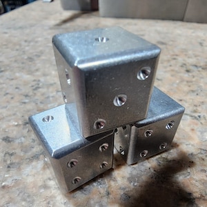 Solid Aluminum Dice