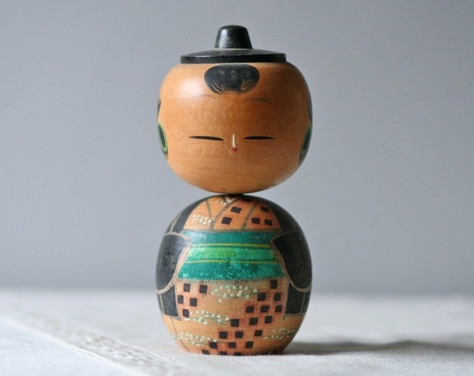 Vintage Kokeshi Doll Etsy