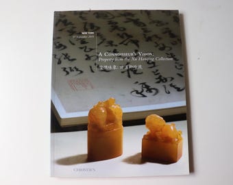 Christie's Chinese Art Catalogue Chinese Art Antiques Bilingual Text - A Connoisseur's Vision