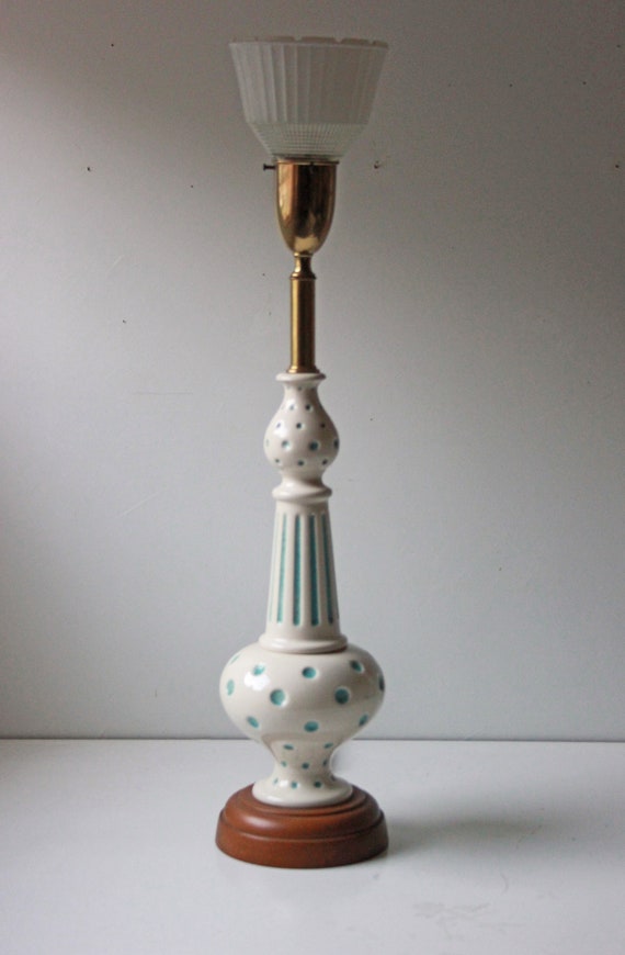 polka dot table lamp
