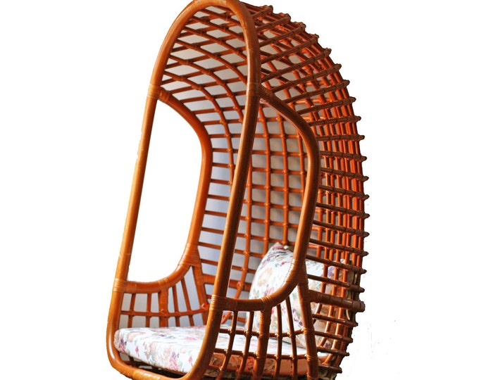 Reserved for Tara.....vintage Rattan Hanging Chair Etsy