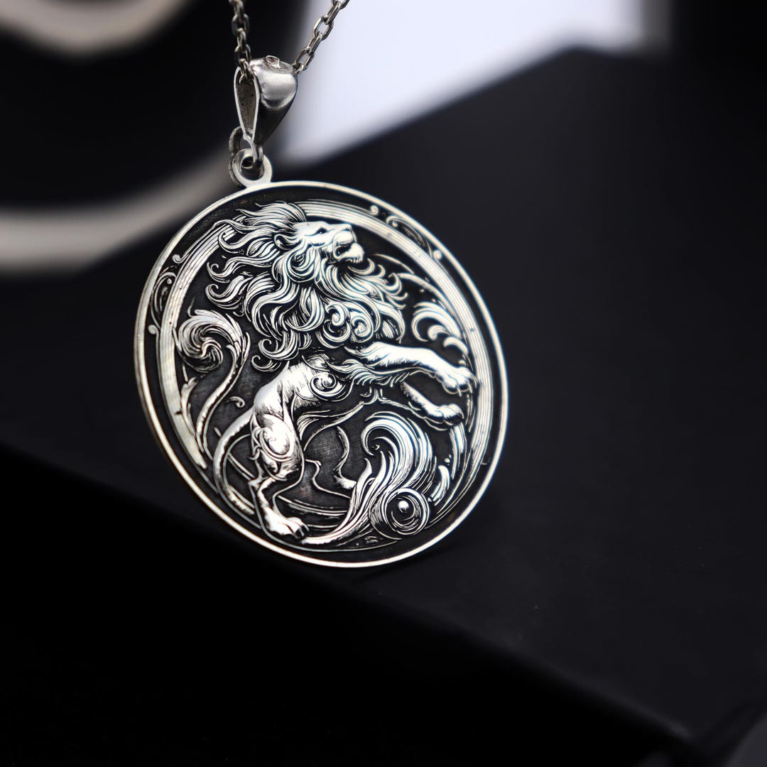 Pendentif Tête De Tigre/lion En Argent 925 - 16 Grammes, Unisexe, Neuf Sans Emballage