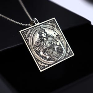 Zenobia Queen 925 Sterling Silber Halskette: Andenken der alten Geschichte