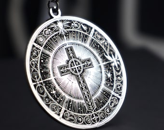 Celtic Cross 925 Sterling SilverNecklace: Faith & Heritage Gift