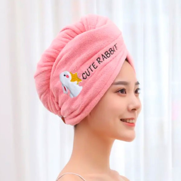 Microfiber Towel Hair Towel Women Bath Towels for Adults Home Terry Towels Bathroom Serviette De Douche Turban for Drying Hair