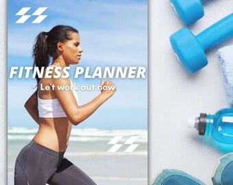 Digital Fitness Planner | Workout Goals, Keep Fit (Instant Download)
