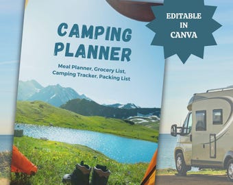 Editable Camping Planner | RV Trip Checklist (Printable)