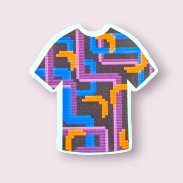 Dan Flashes Shirt Sticker, Complicated Pattern, I Think You Should Leave