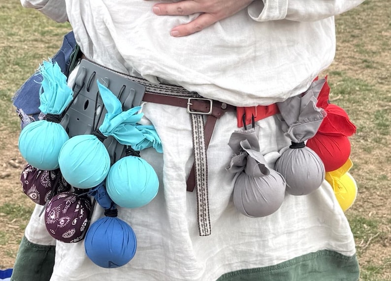 Larp Rope Rack Amtgard LARP Spellball Magic Ball Holster Rack - Etsy