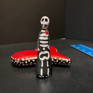 Day of the Dead* Dia de los Muertos* Miniature Skeleton Doll Figurine